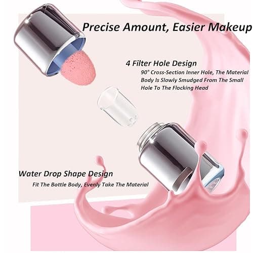 Aztk Liquid Blush, Aztk Jelly Color Liquid Blushes, Blush for Cheeks, Blushes Lotion with Sponge Head, High-Pigment, Long-Lasting, Waterproof, Matte Finish, 5ml (JC04) thumbnail 5