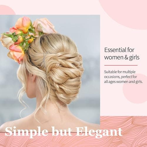 MORGLES Large Silver Bobby Pins for Gray Thick Hair, 2.75" Jumbo Hair Pins with Box 120PCS thumbnail 4