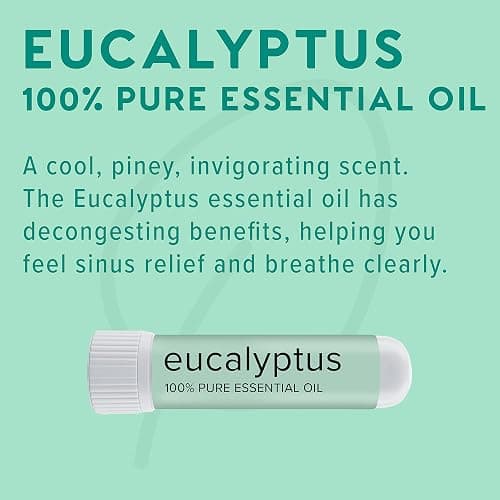 MOXĒ Eucalyptus Essential Oil Nasal Inhaler, Sinus & Congestion Relief, Daily Relaxation, Stress Relief, Therapeutic No-Mess Aromatherapy, Pure and Natural, Made in USA (3 Pack) packaging may vary thumbnail 3