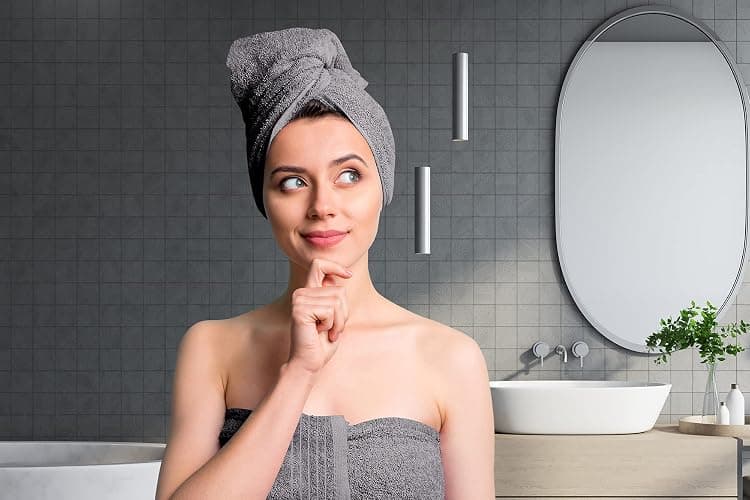 Tens Towels 4 Piece Extra Large Bath Towels 30 x 60 Inches, Dark Grey | 100% Cotton, Larger & Lighter Weight, Quicker to Dry, Super Soft and Absorbent, Perfect for Bathroom thumbnail 6