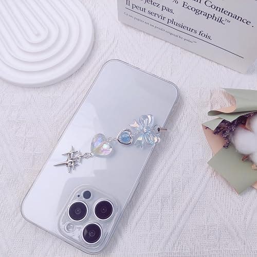 1-4PCS Cute Phone Charms Aesthetic Y2K Cell Phone Charms Strap Strawberry Butterfly Star PhoneCharm Y2K Accessories for Bag Keychain Airpods Camera Pendants Decor thumbnail 5