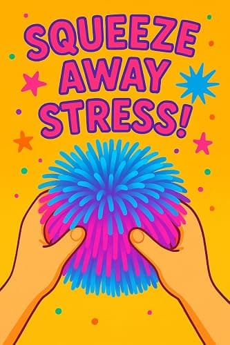 Keycraft Giant Puffer Ball – Large Squishy Sensory Fidget Toy for Kids & Adults, Stress Relief Squeeze Ball with Soft Spiky Texture, Random Colour – Fun Party Gift 16cm (Pack of 2) thumbnail 6
