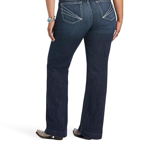 ARIAT Womens Trouser Perfect Rise Aisha Wide Leg Jean - Image 1