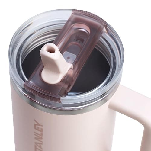 Stanley Quencher ProTour Flip Straw Tumbler with Leakproof Lid 40 oz | Built-in Straw & Handle | Cupholder Compatible for Travel | Insulated Stainless Steel Cup | BPA-Free | Rose Quartz thumbnail 3