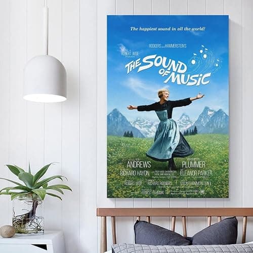 jongi The Sound of Music Movie Poster Poster Decorative Painting Canvas Wall Art Living Room Posters Bedroom Painting 24x36inch(60x90cm) thumbnail 5