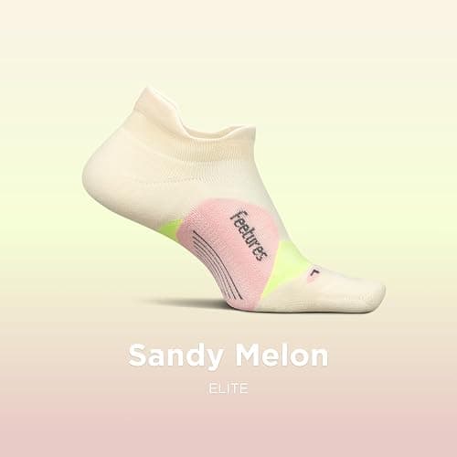 Feetures Elite Light Cushion No Show Tab Athletic Ankle Socks - Sport Sock with Targeted Compression thumbnail 3