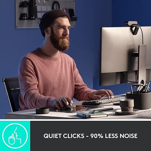 Logitech MX Master 3S Performance Wireless Mouse - Graphite With Bolt Reciever thumbnail 2