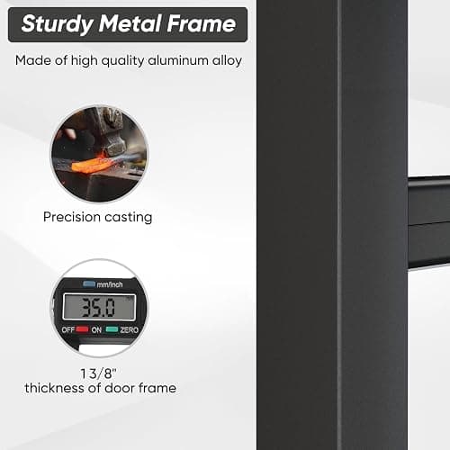 Barnsmith 24in x 84in Aluminum Glass Barn Door with 4.3FT Hardware, Frosted Tempered Glass, 6 Lattice, Lightweight Sliding Door, Easy Assembly - 24"x84" thumbnail 3