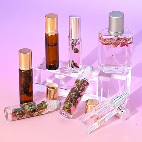 JUYRLE Perfume Making Kit- DIY Roller Perfume Making Kits for Women, Make Your Own Scent with Essential Oil, Bottle, Roller Fragrance Set, Fragrance Gifts for Women Girls thumbnail 5