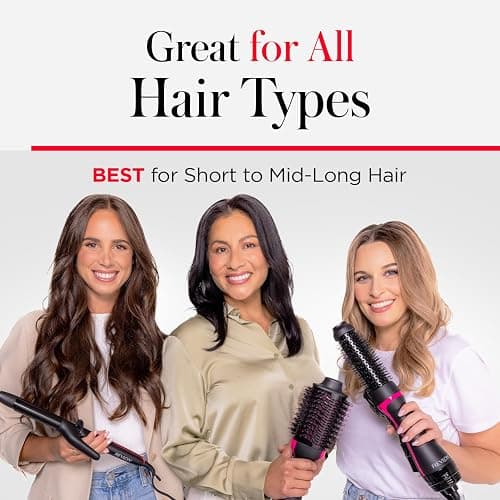 REVLON One Step Volumizer PLUS Hair Dryer and Styler - More Volume, Less Damage, and More Styling Control for Easy and Fast Salon-Style Blowouts, Plus Travel Friendly (Black) thumbnail 9