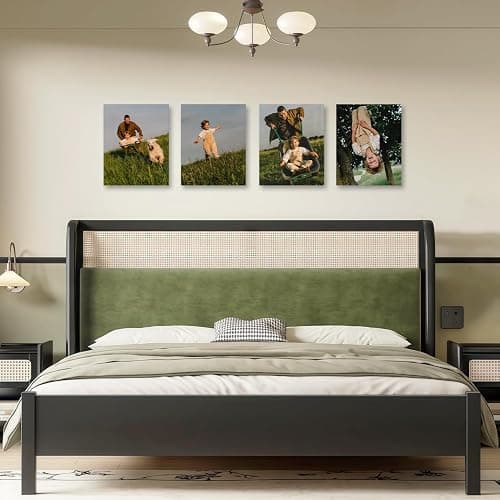JIMUJIA Custom Canvas Art Print 8"x10" - Unframed Artwork, Personalized Wall Decor, Customizable Photo, Custom Portrait, Office, Living Room, Bedroom Wall Art(8×10in,Unframe) thumbnail 3
