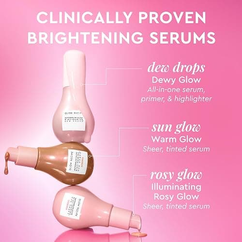 Glow Recipe Watermelon Niacinamide Dew Drops - Brightening, Plumping Hydrating Face Serum, Makeup Primer + Liquid Highlighter with Hyaluronic Acid - Dewy & Glowing Korean Skin Care (80ml) thumbnail 9