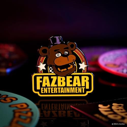 Five Nights at Freddy's Fazbear Entertainment Limited Edition Metal Pin Badge thumbnail 3