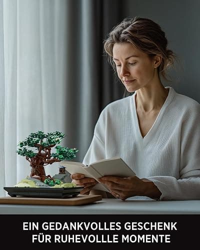 Nifeliz CHAN Bonsai Tree Klemmbausteine, Kunstpflanze Modell für die Ausstellung im Haus oder Büro, eine ideale für Naturliebhabers (733 Teile, NF10322) | Künstliches Pflanzenmodell für Schreibtisch oder Heimdekoration, friedliche Geschenkidee für Erwachsene und Naturliebhaber thumbnail 6