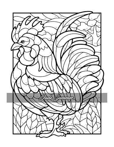 Color by Number Animals: Adult Coloring Book with Cats, Dogs, Birds, Butterflies, Horses, Sloths, and Many More for Stress Relief and Relaxation thumbnail 33