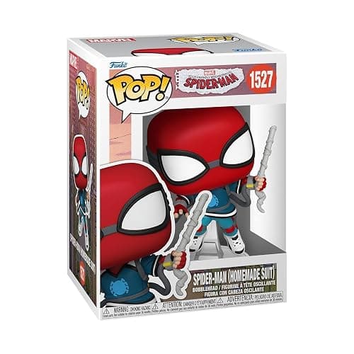 Funko Pop! Marvel: Friendly Neighborhood Spider-Man - Spider-Man (Homemade Suit) - Collectable Vinyl Figure - Gift Idea - Official Merchandise - Toys for Kids & Adults - Cartoons Fans - Image 1