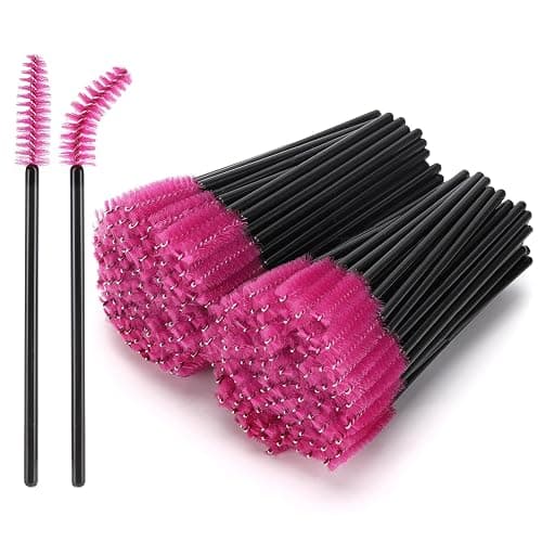 200 Pcs Disposable Mascara Wands Eyelash Brush Spoolies for Eye Lash Extension, Eyebrow and Makeup - Image 1