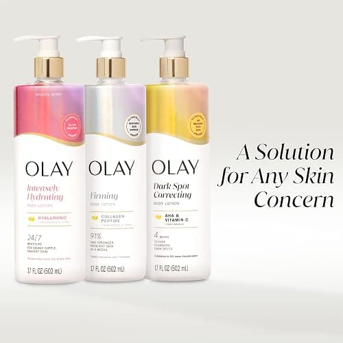Olay Body Lotion for Women, Nourishing with Hyaluronic Acid Serum, Visibly Soften & Smooth Skin, 24hr Moisture & Hydration, Fast Absorbing Formula, Vitamin B3 Complex, For All Skin Types, 17 fl oz thumbnail 9