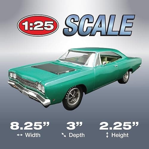 AMT 1968 Plymouth Road Runner Customizing Kit 1:25 Scale Model Kit thumbnail 4