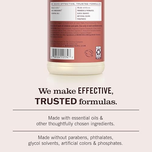 MRS. MEYER'S CLEAN DAY Multi-Surface Cleaner, Fall Leaves, 16 fl oz | Removes Dirt and Freshens Surfaces, Everyday Use, All-Purpose Cleaner, Cruelty Free, Made with Essential Oils thumbnail 5