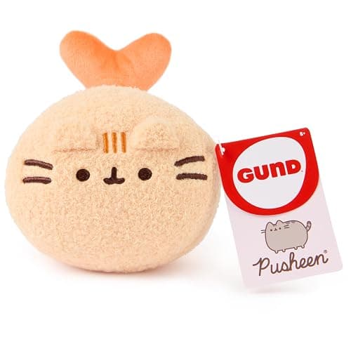 GUND Pusheen Bento Shrimp Tempura Plush, Squishy Toy, Collectible Plush Toy, Food Plushies, Stuffed Animal for Ages 8 and Up, Orange, 6” thumbnail 6