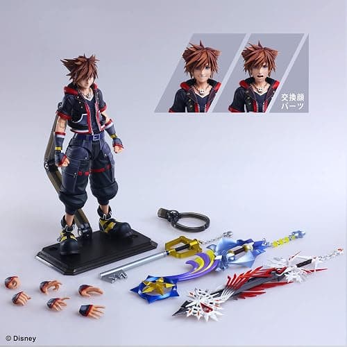 スクウェア・エニックス(SQUARE ENIX) Kingdom Hearts III Play Arts Kai Sora Ver.2 DX Edition, PVC Pre-Painted Action Figure thumbnail 7