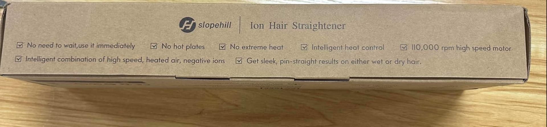 slopehill 2-in-1 Hair Straightener and Blow Dryer, Professional Flat Iron with High-Speed Airflow Technology for Straight, Smooth Hair thumbnail 12