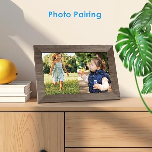 Canupdog 10.1 WiFi Digital Picture Frame, IPS Touch Screen Smart Cloud Digital Photo Frame with 16GB Storage, Wall Mountable, Auto-Rotate, Share Photos From Anywhere Via App, Email thumbnail 6