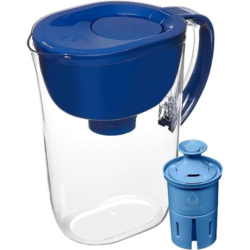 Brita Everyday Elite Water Filter Pitcher, Removes 99% of Lead, Includes 1 Filter, 10-Cup Capacity, Blue thumbnail 14