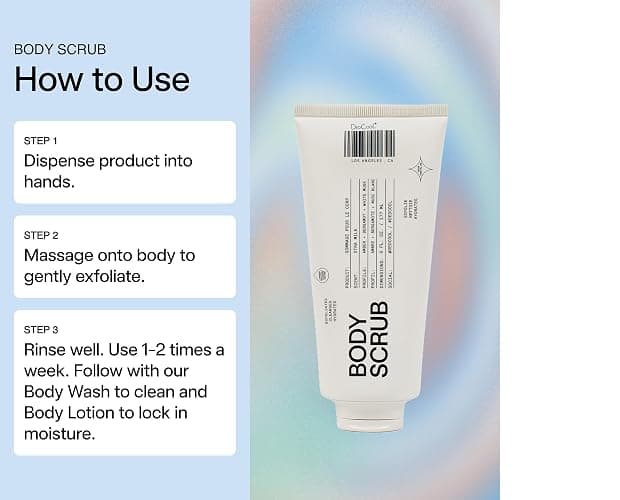Dedcool Body Scrub Xtra Milk – Gentle Exfoliating Formula with Rice Powder, Kakadu Plum & Coconut Oil, Regular/Full Size thumbnail 3