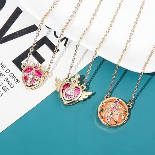 POYAMUSE Anime Guardian Star Pendant Necklace for Women Cosplay Jewelry thumbnail 7
