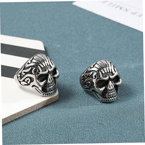 GALPADA Skull Ring for Men Gothic Style Fashion Finger Ring High-tech Titanium thumbnail 2