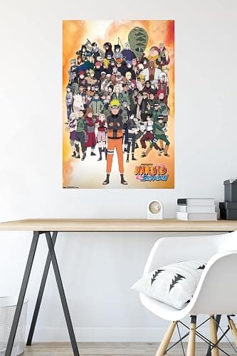 Trends International Naruto Shippuden - Group Wall Poster, 22.375" x 34", Unframed Version thumbnail 4