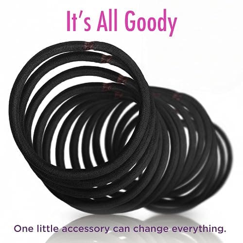 Goody Ouchless Elastic Hair Ties, 30 Ct, Black, 4MM Rubber Bands, Pain-Free | Hair Styling Accessories for Women & Men, Made for Long-Lasting Braids, Ponytails & More, No Pull or Damage, All Hair Types thumbnail 12