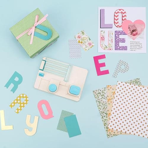 BAOFALI Mini Alphabet Punch Board for DIY Craft Cards Scrapbooking Party DecorFinished Letter&Number&Punctuation Measures 1 1/2" x 2 1/2" Signs, Cards, Creating Letters, Numbers thumbnail 3