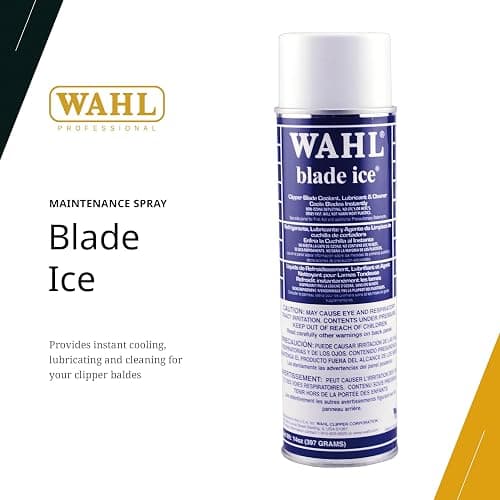 Wahl Professional Blade Ice Spray, Blade Coolant, 14 fl oz | Clipper Cool Spray Can, Lubricant and Cleaner in One, Reduces Friction and Heat, Safe for Plastics thumbnail 2