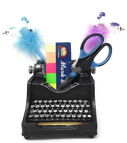 Retro/Shabby Chic/Vintage Typewriter Pencil Holder for Desk/Desk Organizer for Writer's Desk- Nostalgic Gift for Writers/Gift for Vintage Lovers/Gift for Typewriter Lovers thumbnail 8
