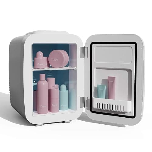 CAYNEL Mini Fridge Portable Thermoelectric 4 Liter Cooler and Warmer for Skincare, Eco Friendly Beauty Fridge For Foods,Medications, Cosmetics, Breast Milk, Medications Home and Travel thumbnail 4