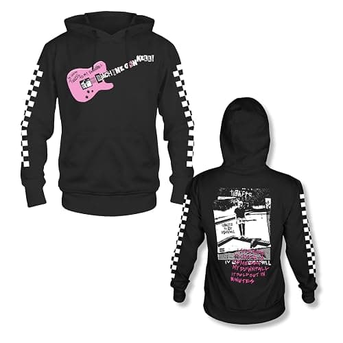 2Bhip Machine Gun Kelly Hoodie Tickets Downfall Front & Back Print Adult Hooded Sweatshirt Music Graphic Print thumbnail 3