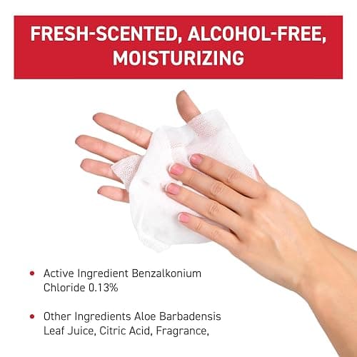 WipeEssentials Hand Sanitizer Hand Wipes for Adults and Kids - 90 wipes - 3 Packs of 30ct Hand Sanitizing Wipes, Travel Essentials thumbnail 4