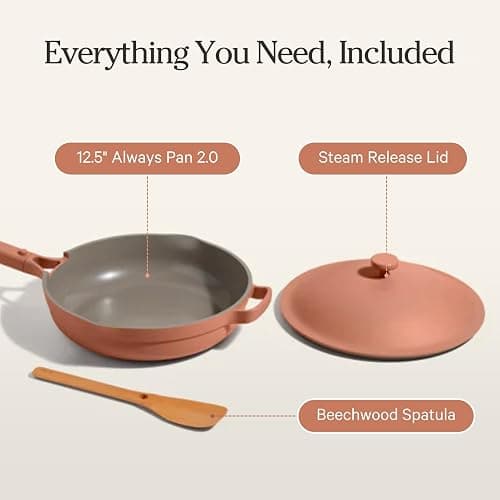 Our Place Large Always Pan 2.0-32cm (3.8L) Nonstick, Toxin-Free Ceramic Cookware | Patented 10-in-1 Aluminum Frying & Sauté Pan | Safe for Oven, Induction & All Cooktops up to 232°C | Spice thumbnail 8