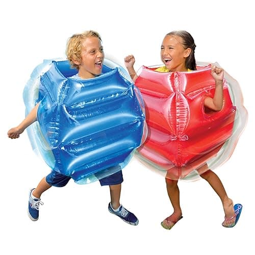 BANZAI LYSB01B1X3USS-TOYS Bump n Bounce Body Bumpers, Garden Toy, 2 Bumpers Included,Red, Blue,25"L x 25"W x 23"H thumbnail 2