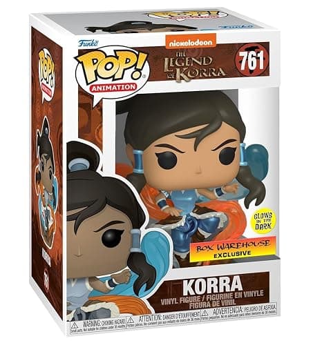 Funko POP! Animation Legend of Korra - Korra (Glow in The Dark & Metallic), Exclusive - Image 1