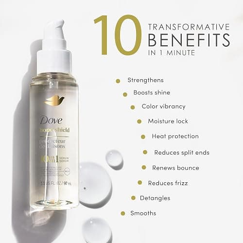 Dove Serum Bond Strength for Chemically Damaged Hair with Bio-Protein Care Technology and Peptide Complex 3.3 Fl Oz thumbnail 6