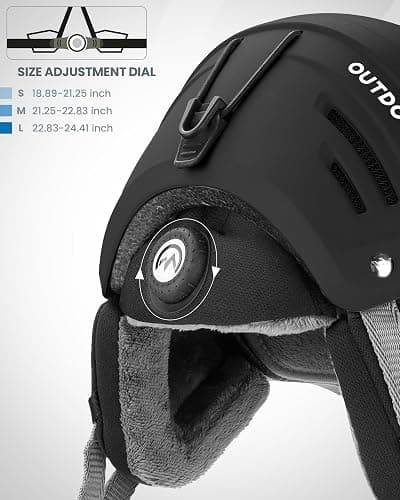 OutdoorMaster Kelvin II Ski Helmet - Snow Sport Helmet Snowboard Helmet for Men Women & Youth thumbnail 3