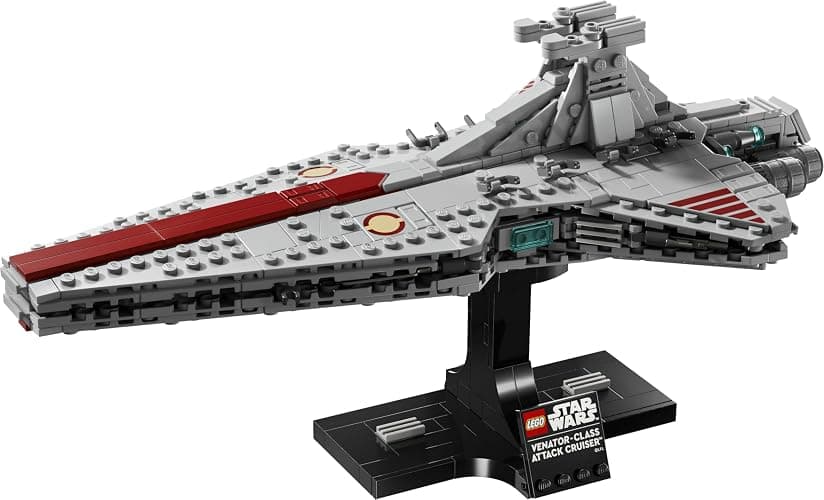 LEGO Star Wars 75441 Venator-Class Attack Cruiser Building Set for Adults - Republic Starship Model Kit - Living Room & Shelf Decor - Collectible Gift for Revenge of the Sith Fans thumbnail 8