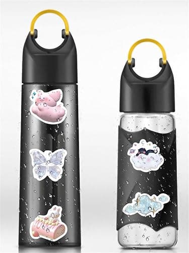 100 Pcs 3D Japanese Cartoon Sanrio Stickers Manga Hello Kitty Stickers for Water Bottle, Helmet, Laptop, Phone, Cartoon Animal Decals Gifts, Party Favors, Kuromi Sticker for Kids Teens Boy (Slo) thumbnail 7