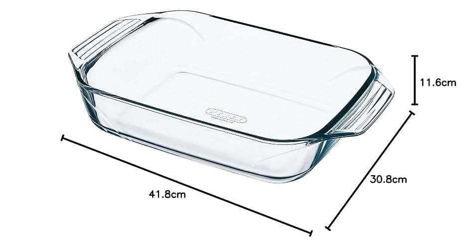 Pyrex 8023510, Set aus 3 Auflaufformen aus Glas – Borosilikatglas thumbnail 3