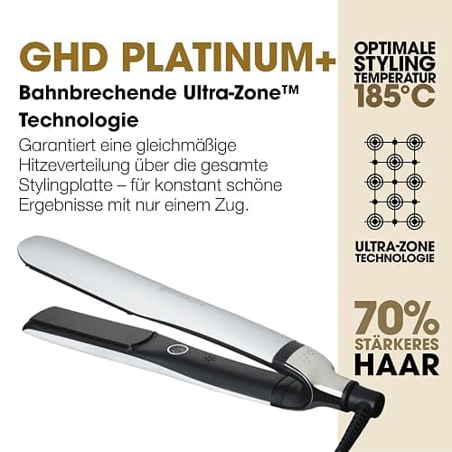 ghd platinum+ Glätteisen: Smarter Styler, für alle Haartypen, 26mm Platten, stärkeres Haar, mehr Glanz, 2x mehr Farbschutz, unschlagbare Stylingergebnisse, ohne extreme Hitzeschäden thumbnail 3