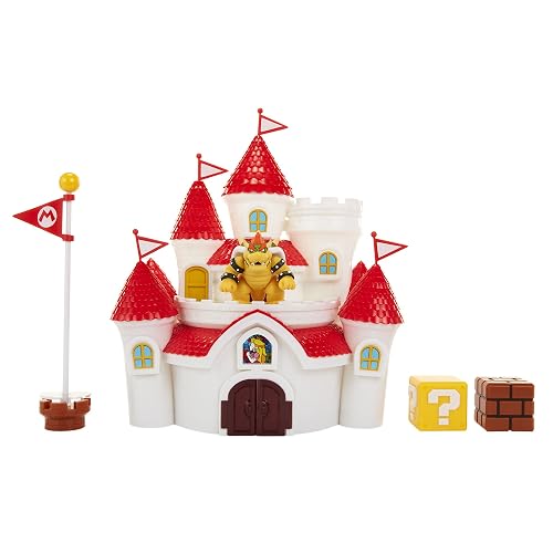Super Mario Mushroom Kingdom Castle Playset with Exclusive 2.5” Bowser Figure thumbnail 3